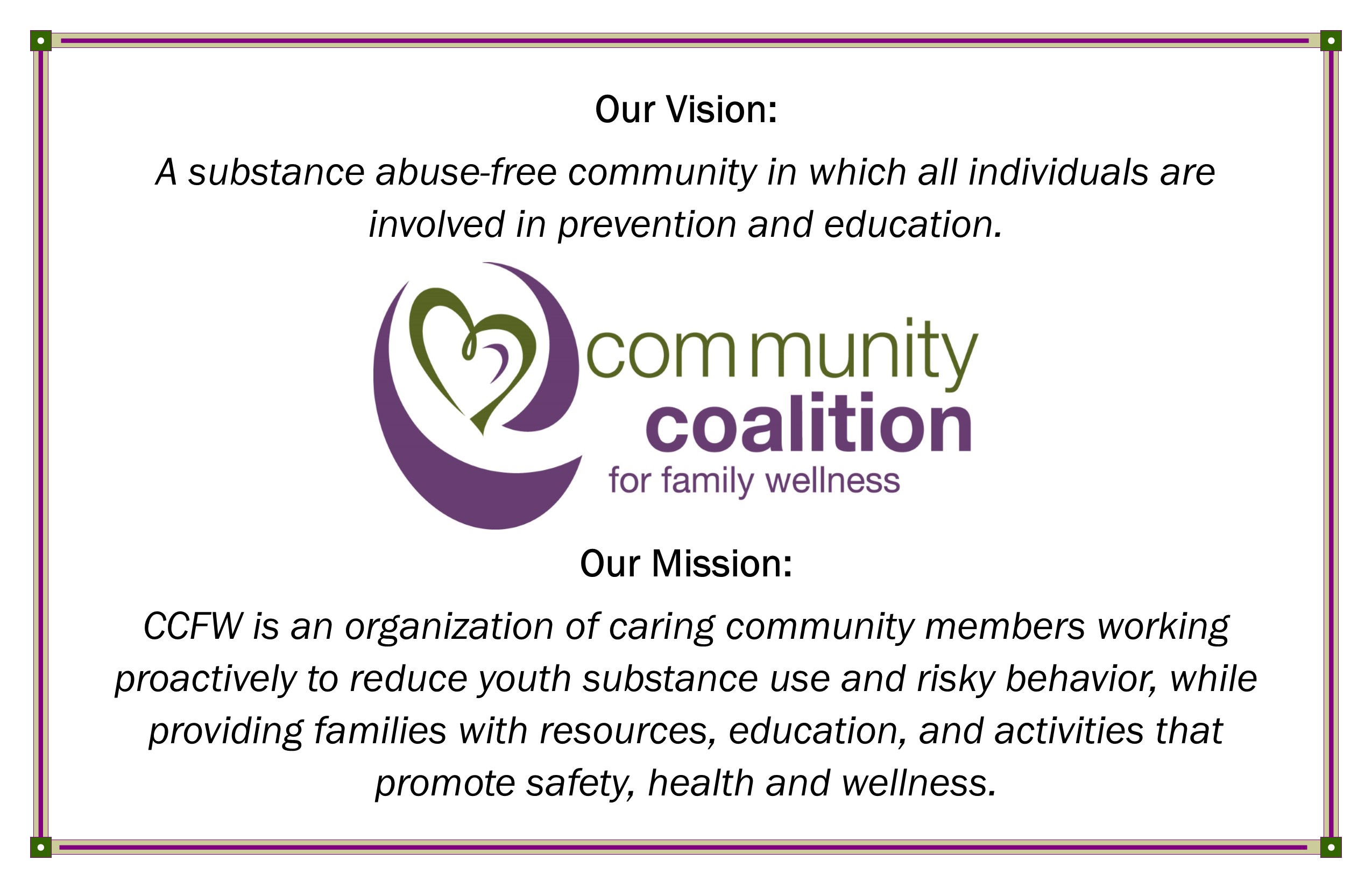 Community Coalition for Family Wellness